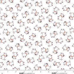 Little Goats in Edelweiss White