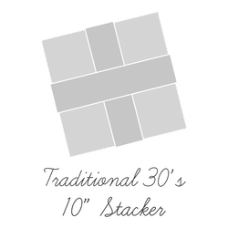Traditional 30's 10" Square Pack