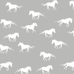 Horse Silhouette in Pebble