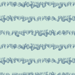 Ruffle Stripe in Cloud Blue