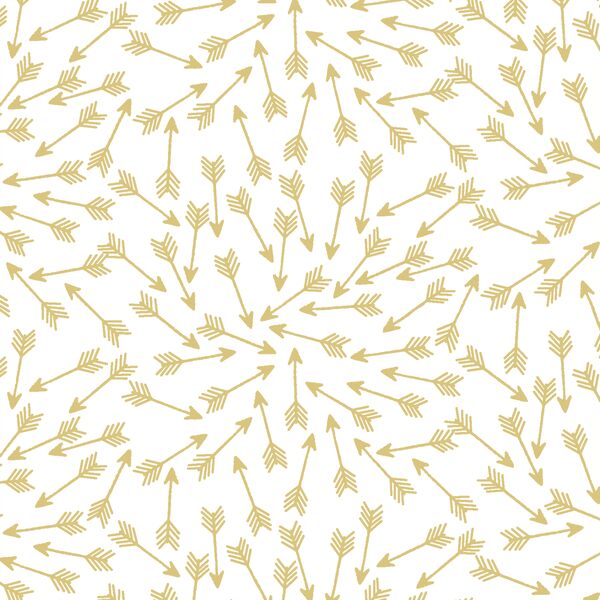 Arrows in Honey on White