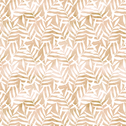 Watercolor Palm Leaves in Painted Desert
