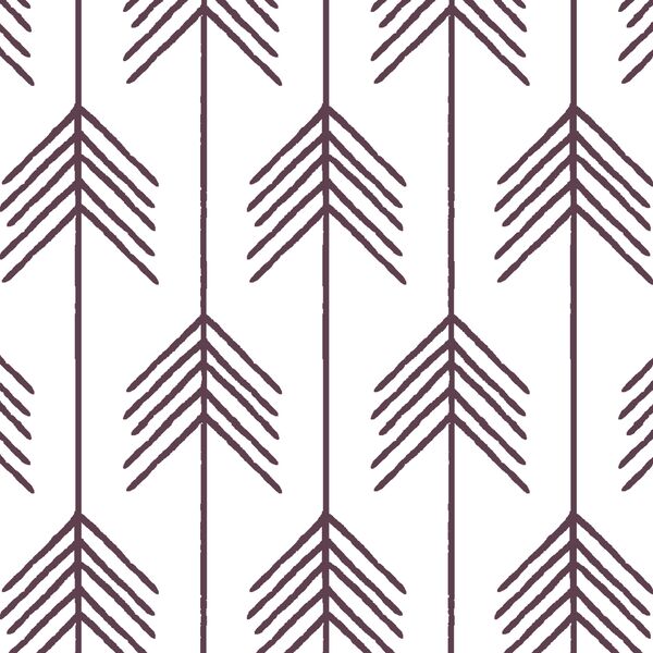 Vanes in Raisin on White