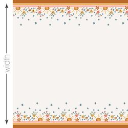Mr Golden Sun Double Border in Off White