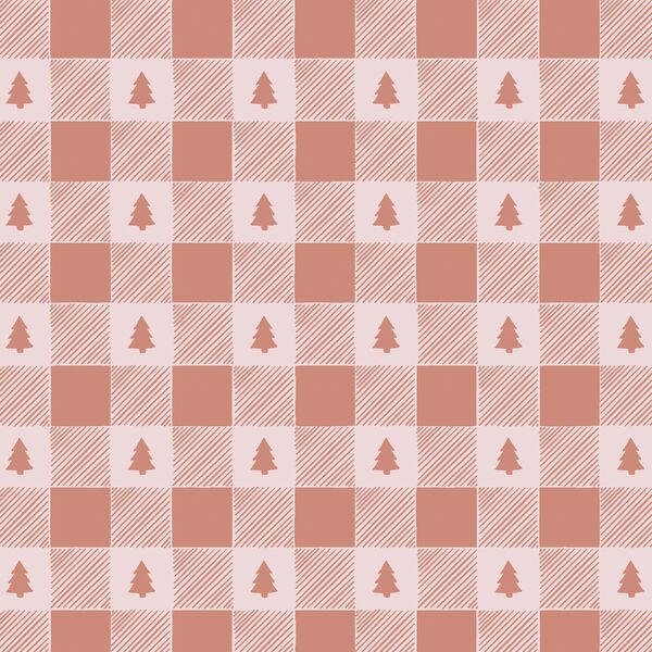 Woodland Check in Gingerbread