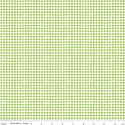 Faded Gingham in Green
