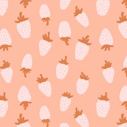 Large Very Berry Strawberries in Peaches and Cream