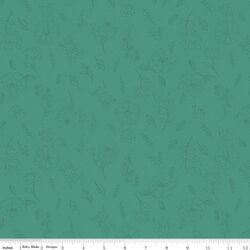 Sketch Floral in Teal