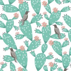 Prickly Perch in White