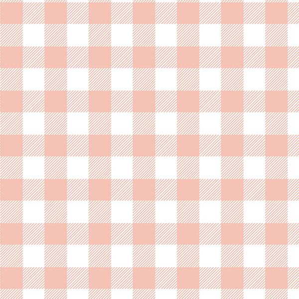 Medium Buffalo Plaid in Petal
