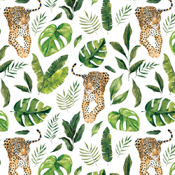 Jungle Jaguar in White