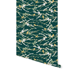 Aviary Sparrows in Emerald