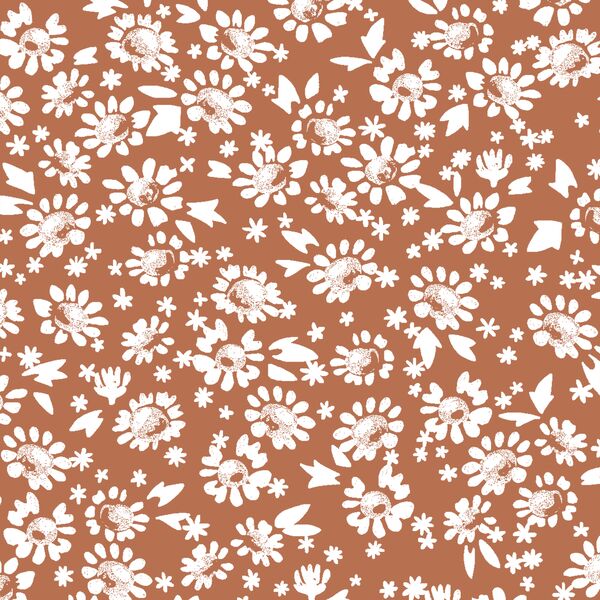 Daisies in Terracotta