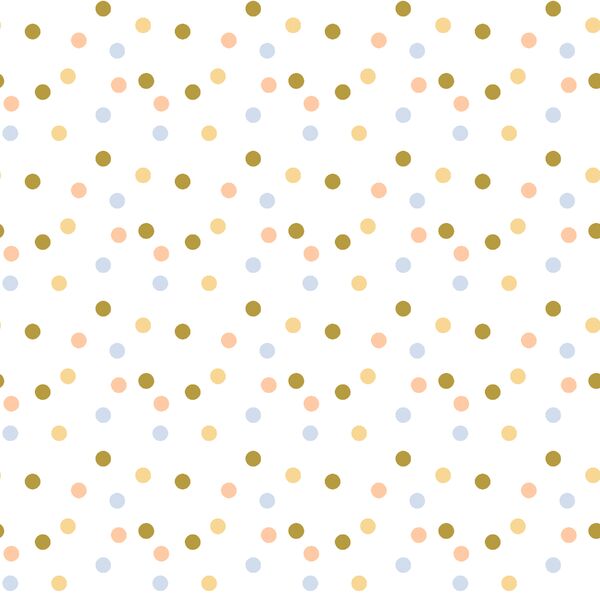 Large Fresh Polka Dots in Spring