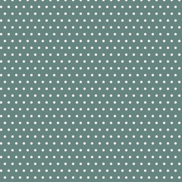 Polka Dots in Light Teal