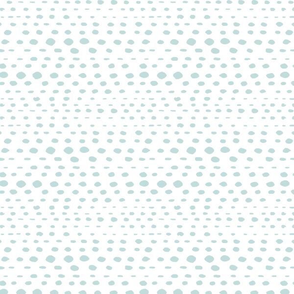 Little Skipping Stones in Glacier Blue on White