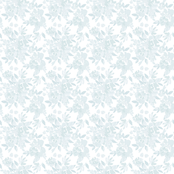 Small Royal Garden in Soft Blue