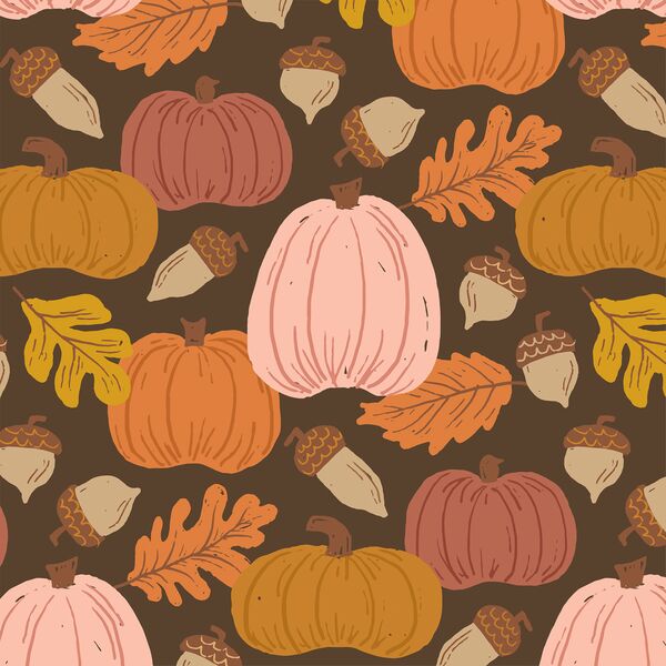 Large Autumn Harvest in Pumpkin Spice