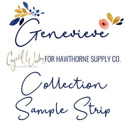 Genevieve Sample Strip