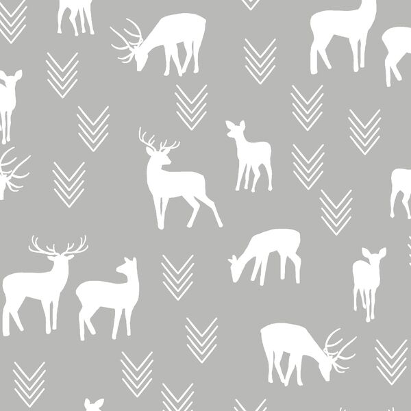 Deer Silhouette in Pebble