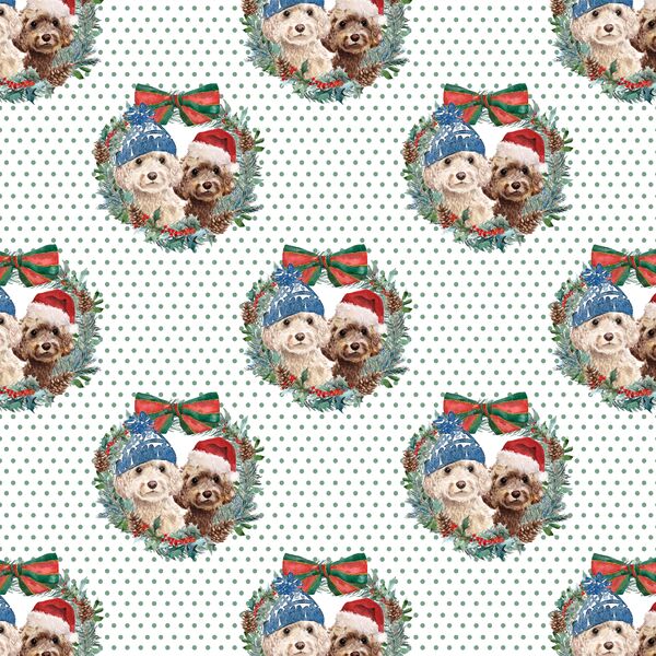 Little Buddies on Polka Dots in Soft Pine