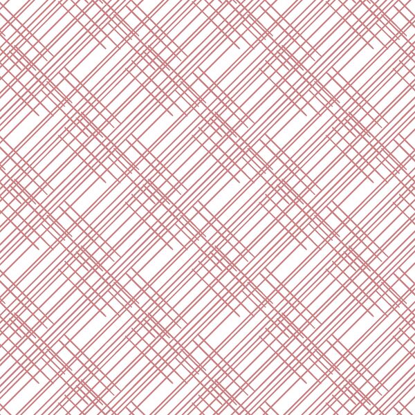 Thatched in Berry on White