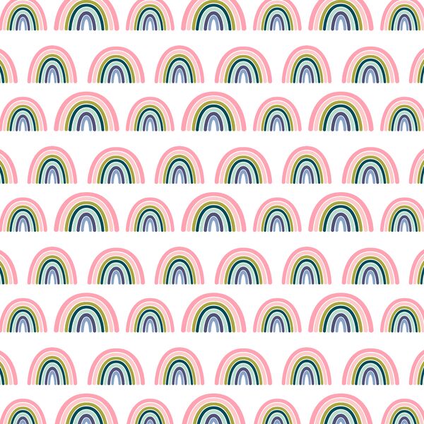 Little Always Rainbows in Spring Meadow