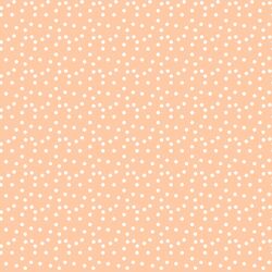 Spring Polka Dots in Peach