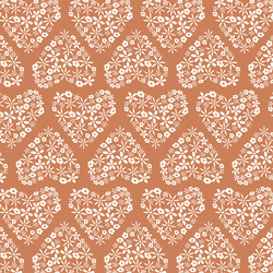 Hearts of Flower in Clay