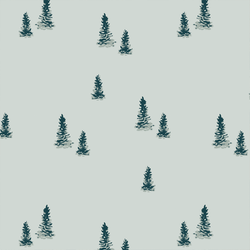 The Woods in Ice Blue