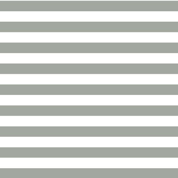 Horizontal Candy Stripe in Sage