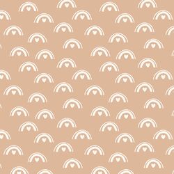 Sweet Rainbow in Cream on Latte