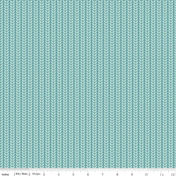 Herringbone in Wedgewood