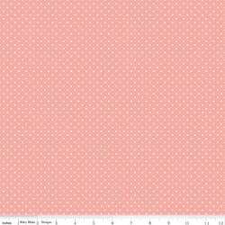 Swiss Dot in Apricot Blush