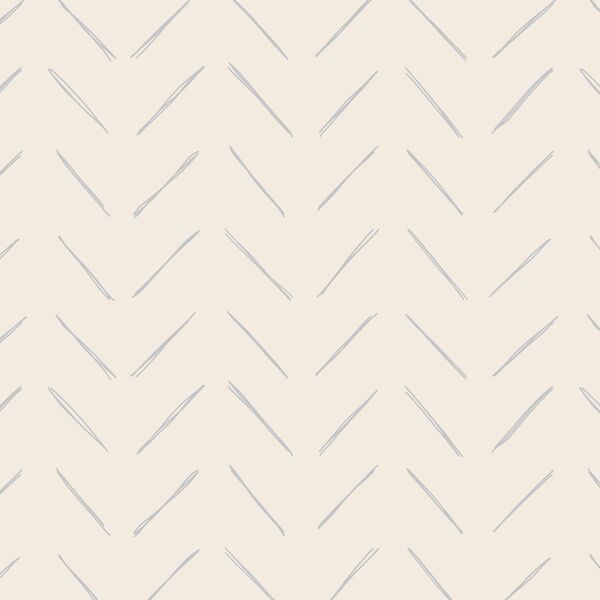 Chevron in Lunar Gray on Egret