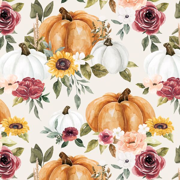 Pumpkin Bouquet in Cream