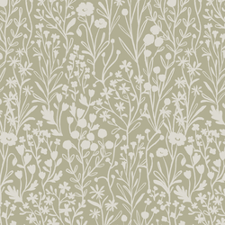 Floral Silhouette in Ivy