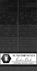 Back in Black 2.5" Strip Roll