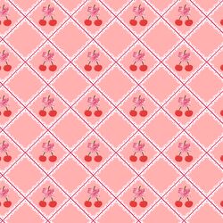 Coquette Cherry Tile in Peach