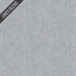 Yarn Dyed Linen Blend in Nickel