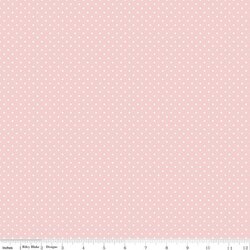 Swiss Dot in Baby Pink