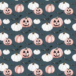 Small Jack-O-Lanterns in Pink and Midnight Blue