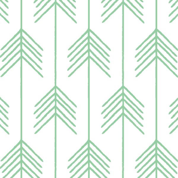 Vanes in Sprout on White