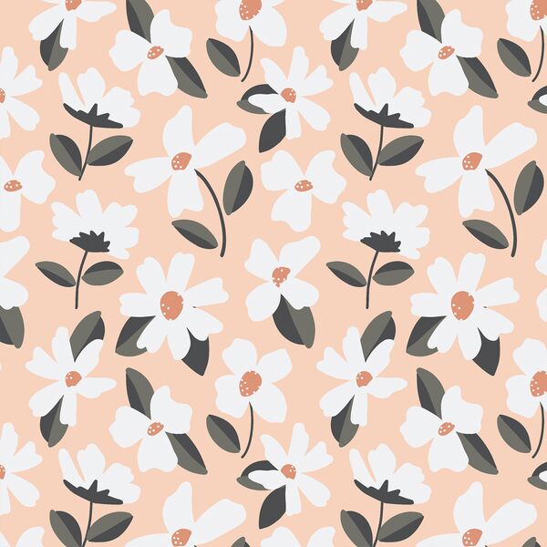 Garden in Peach