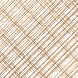 Thatched in Ginger on White