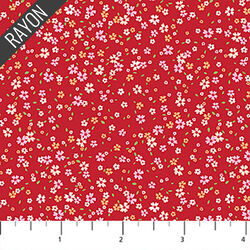 Petal Drift Rayon in Red