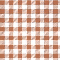 Medium Buffalo Plaid in Terracotta
