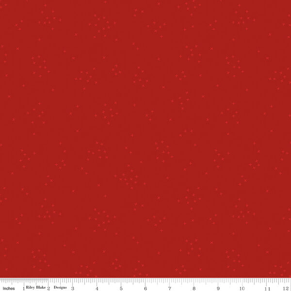 Scattered-A-Cross in Barn Red