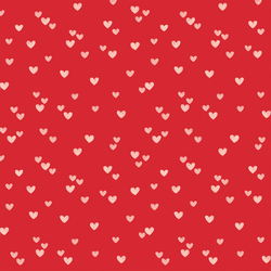Jolly Hearts in Red