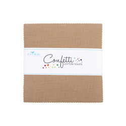 Confetti Cotton 5" Square Pack in Pebble